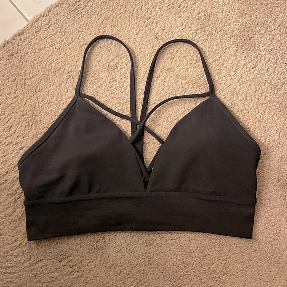 lululemon athletica Other - lululemon athletica Black Strappy Bra